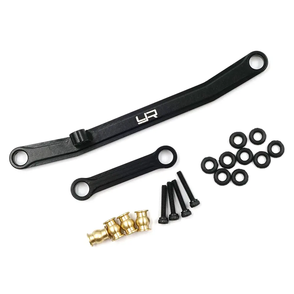 Axial Scx24 Aluminum Steering Linkage Set Black - Trc-122 1