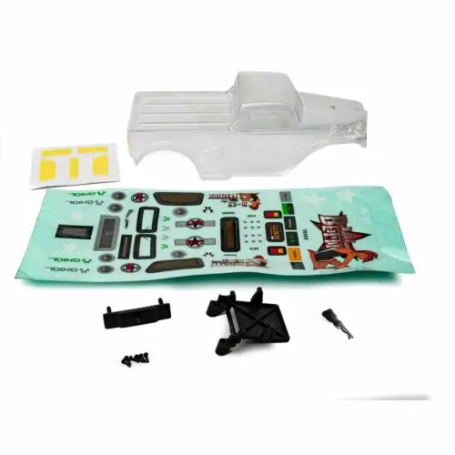 Truerc Scx24 Clear Body Shell Betty B17 - Trc156 1