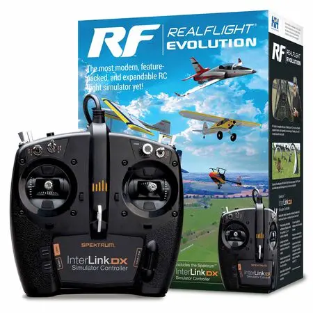 Rfl2000 Realflight Evolution Rc Flight Simulator With Interlink Dx Controller 1