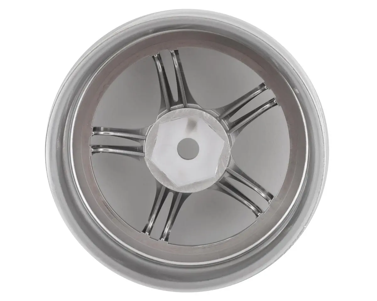 Rc Art Ssr Professor Spx 5-Split Spoke Drift Wheels Matte Silver 2 Deep Face 8Mm Offset W/12Mm Hex - Rca-Art-Ww-0108Ms 2