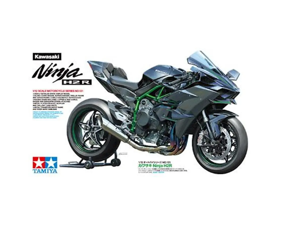 Tamiya 1/12 Kawasaki Ninja H2r Kit - Tam14131 1