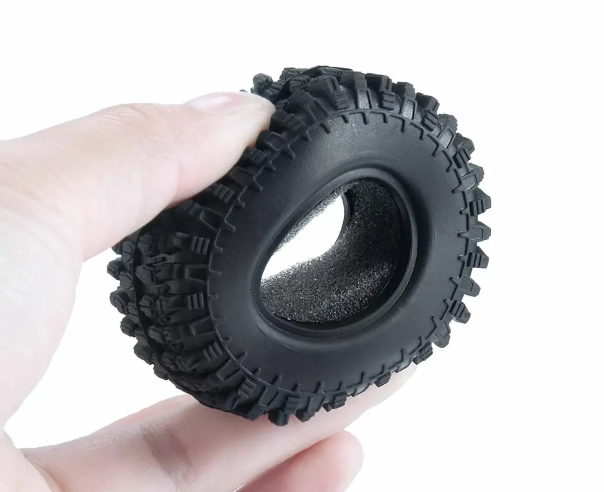 Axial Scx24 Rubber Crawler Tires 54Mm X 23Mm - Trc-118 2