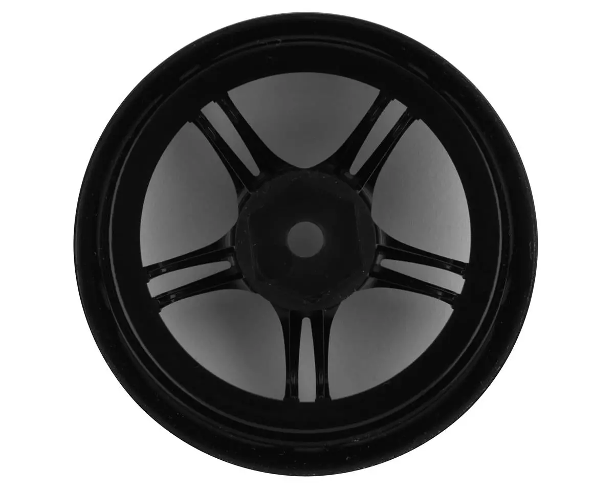 Rc Art Ssr Professor Spx 5-Split Spoke Drift Wheels Black 2 Deep Face 8Mm Offset W/12Mm Hex - Rca-Art-Ww-0108Bk 2