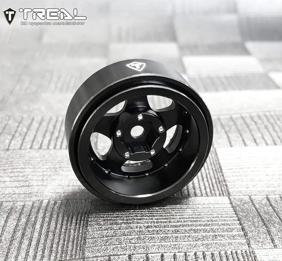 Axial Scx24 Aluminum Beadlock Rims Black - Trc-137 2