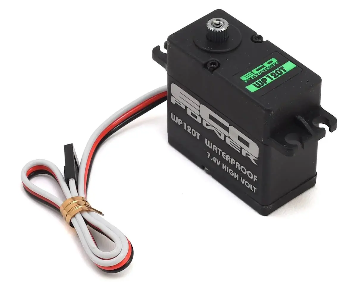 Ecopower Wp120t Coreless Waterproof High Torque Metal Gear Digital Servo High Voltage - Ecp-120T 1