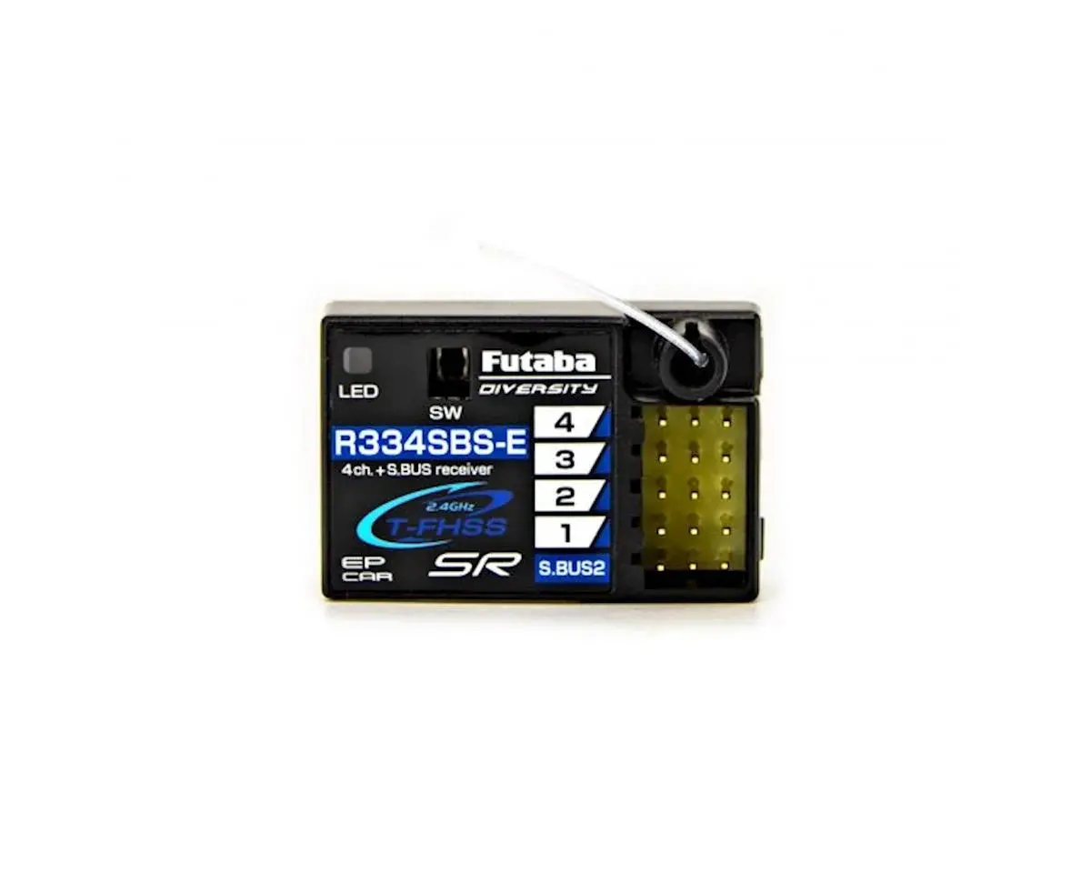 Futaba R334sbs-E T-Fhss Sr S.Bus2 4-Channel 2.4Ghz Receiver (Electric Models Only) - Fut01102152-3 1