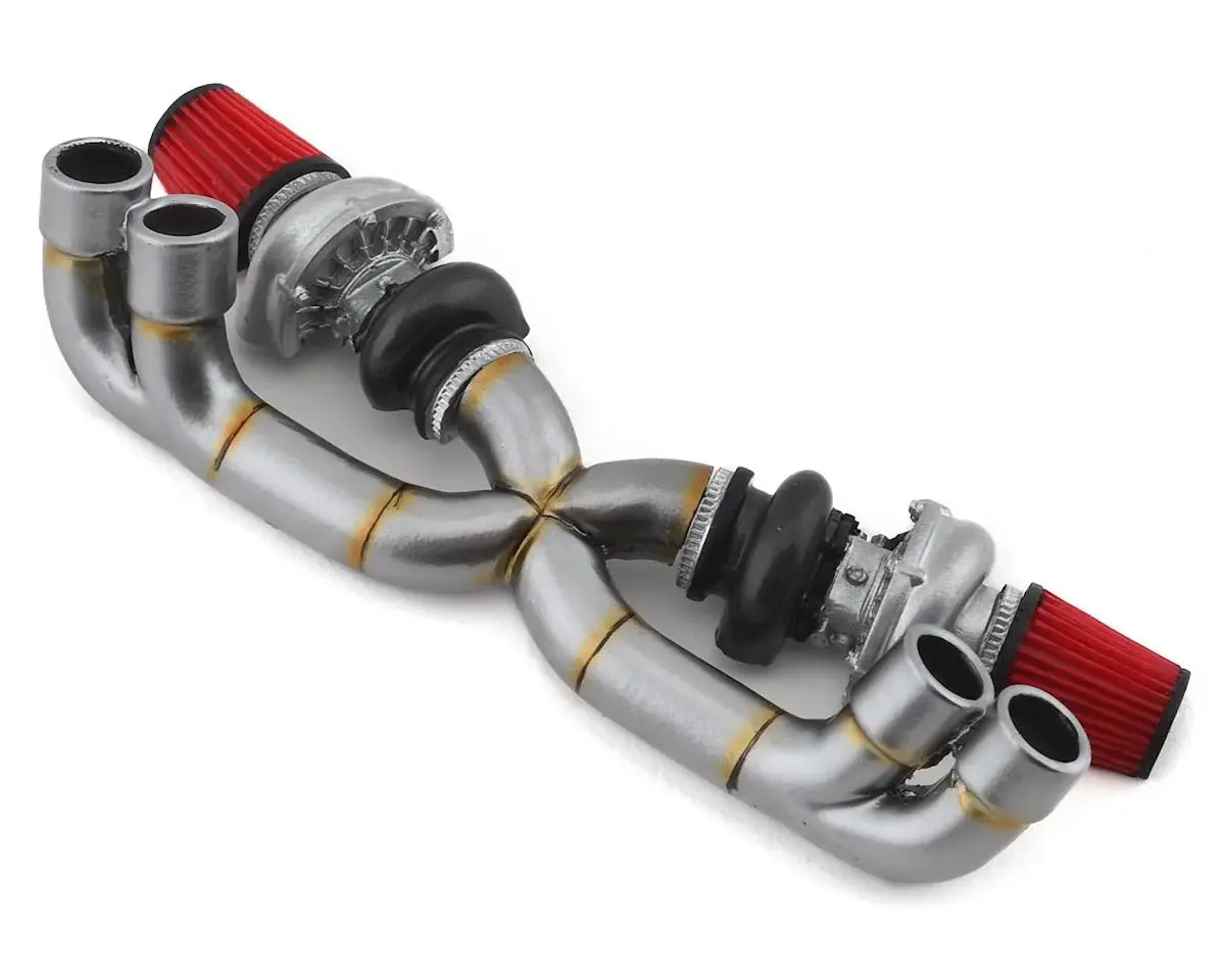 Sideways Rc Scale Drift Full Exhaust Turbo Kit - Sdw-Fulletk 1