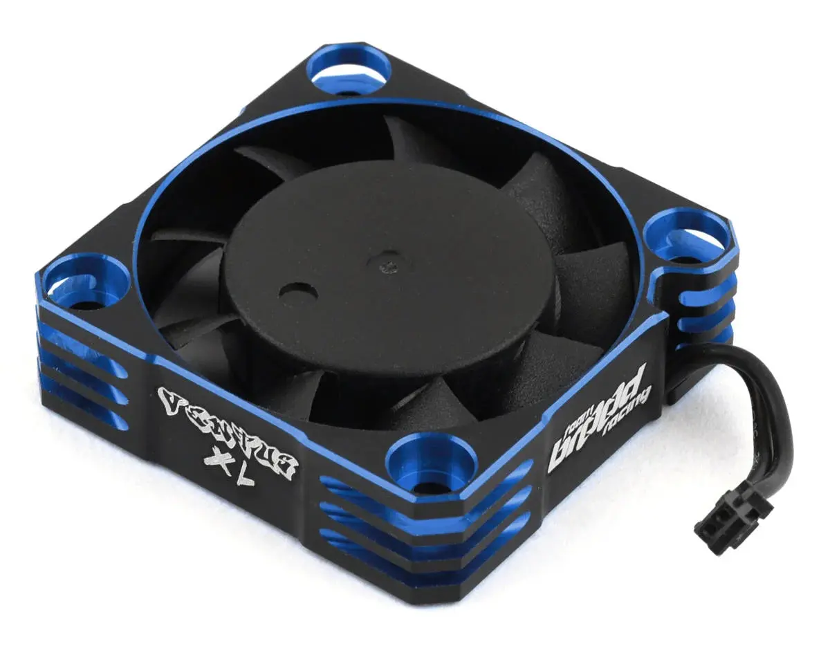 Team Brood Ventus Xl Aluminum 40Mm Esc Fan W/Micro Plug (Blue) - 1