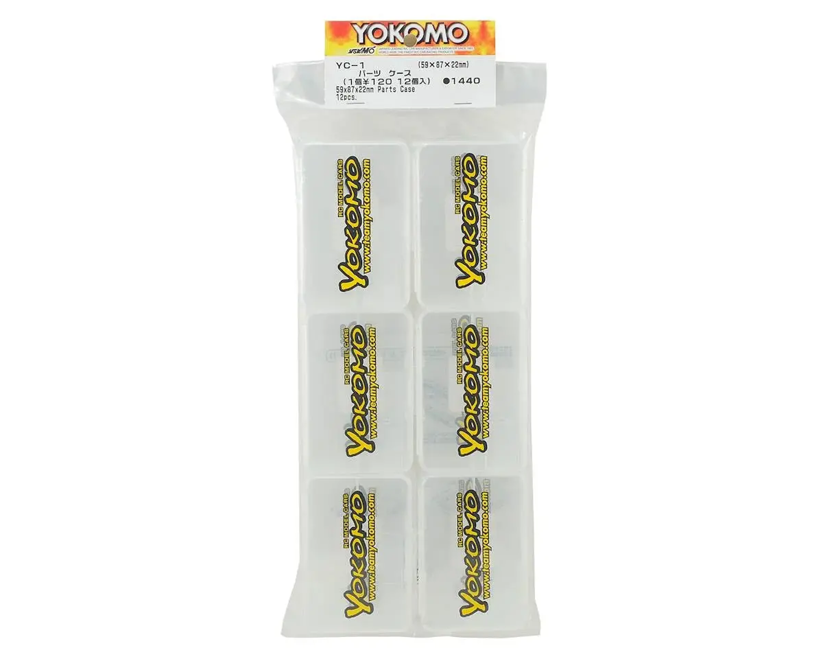 Yokomo Plastic Parts & Screws Carrying Case (12) (59X87x22mm) - Yokyc-1A 2