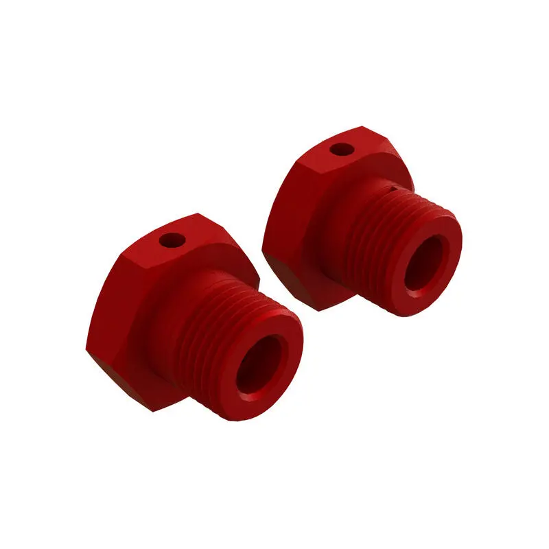 Aluminum Wheel, 17Mm Hex, Red (2) 1
