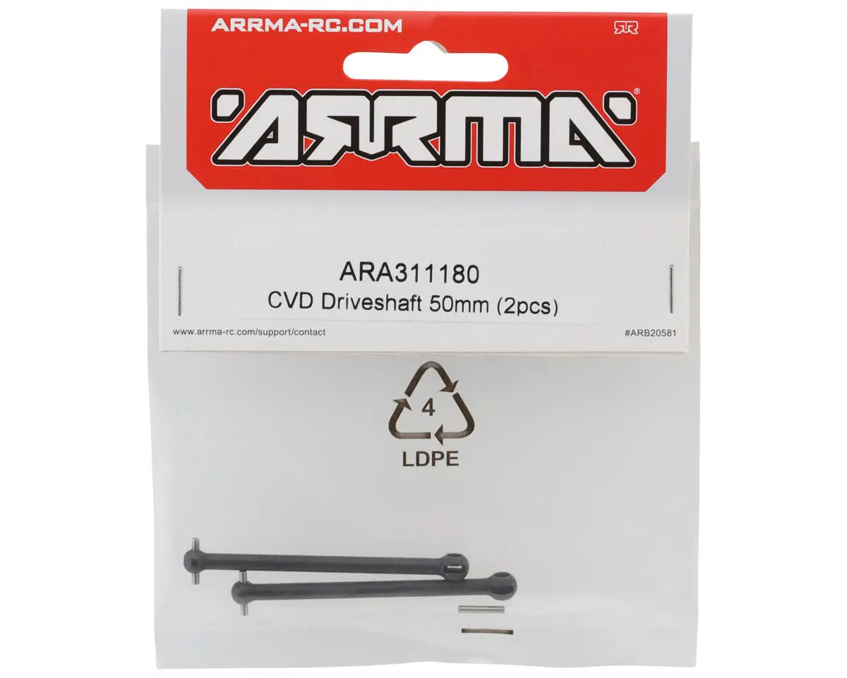 Arrma 50Mm Cvd Driveshaft (2) 1