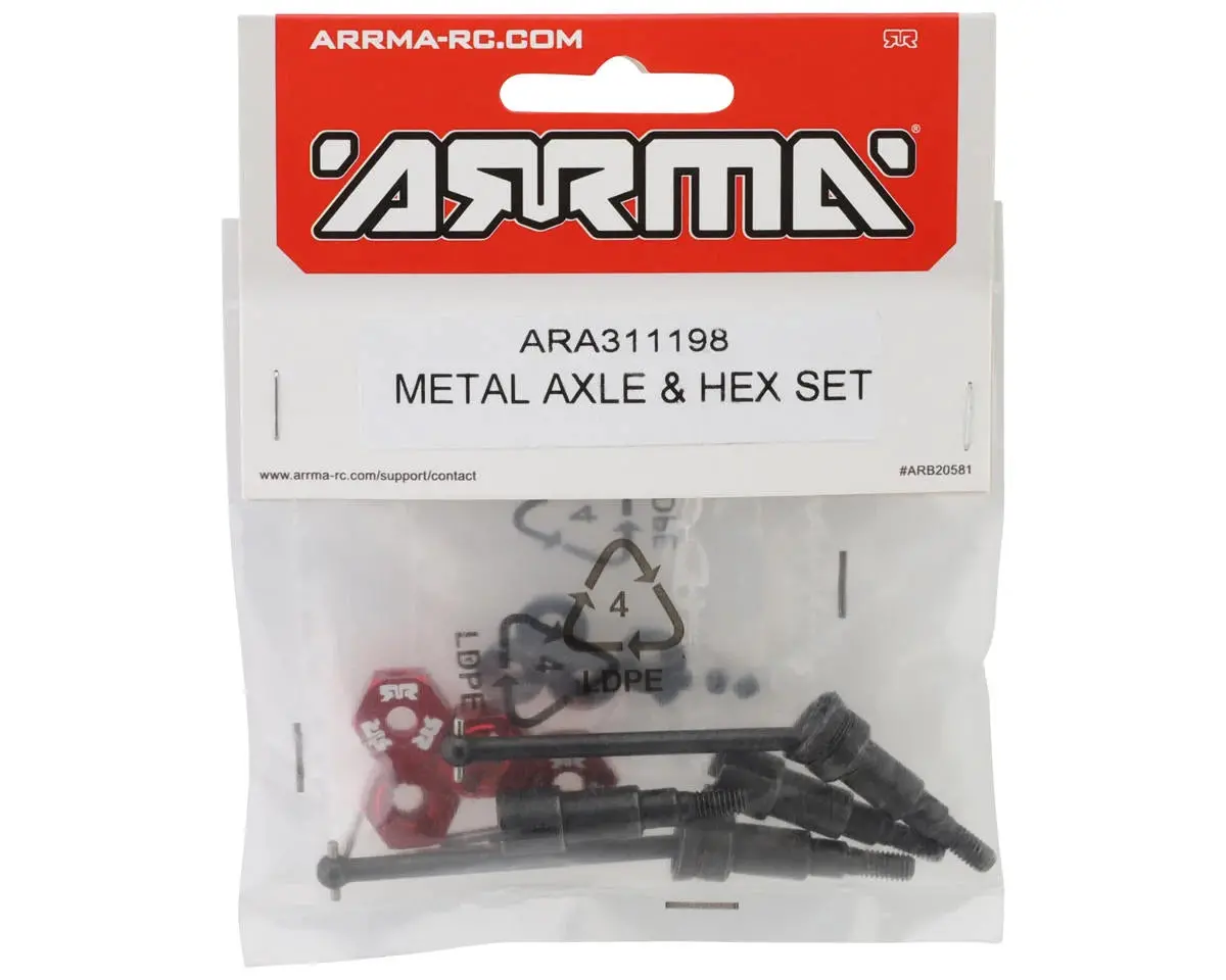 Arrma Metal Axle & Hex Set (Grom) 1