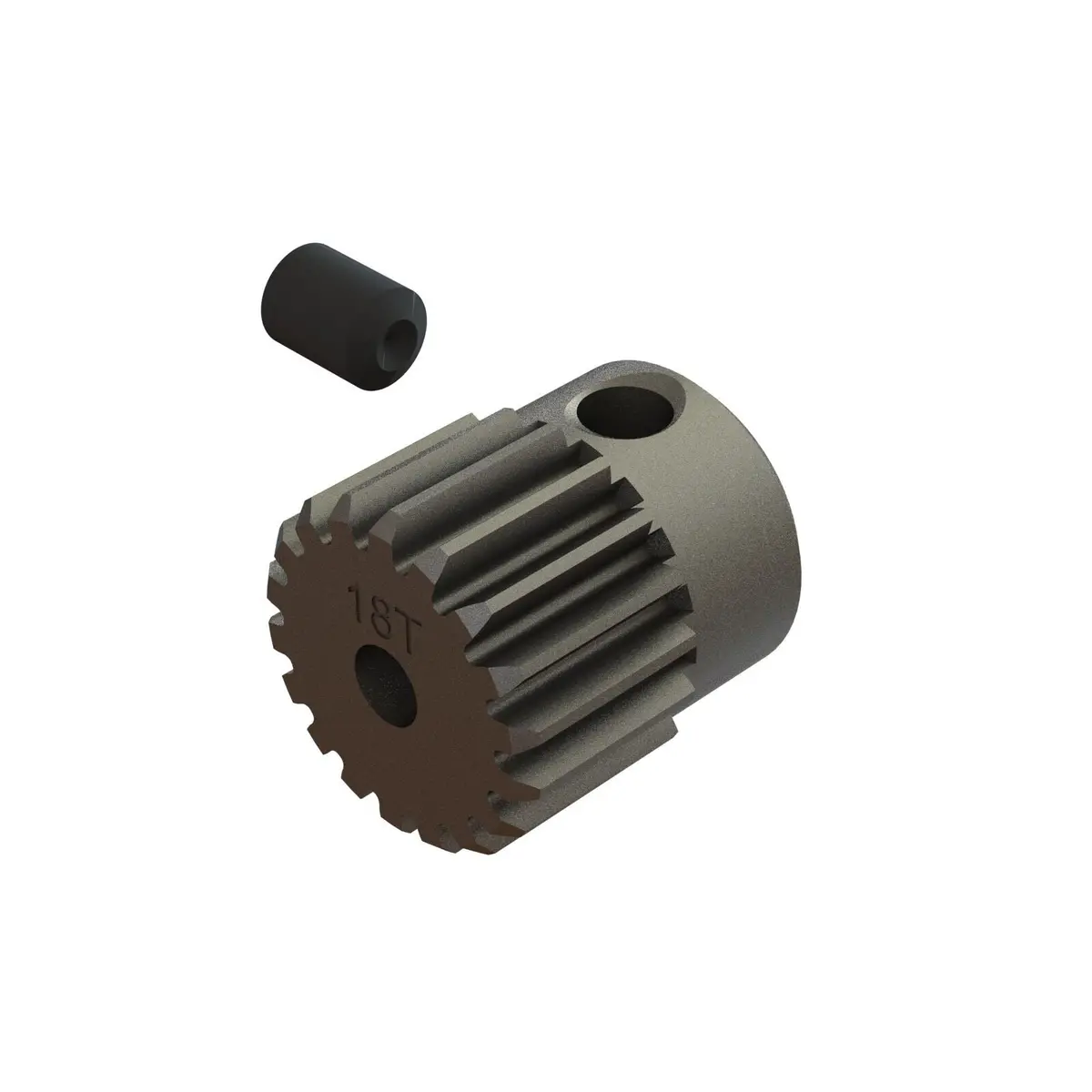 Pinion Gear 18T 0.5 Mod Cnc 2.3Mm Bore - Ara311204 1