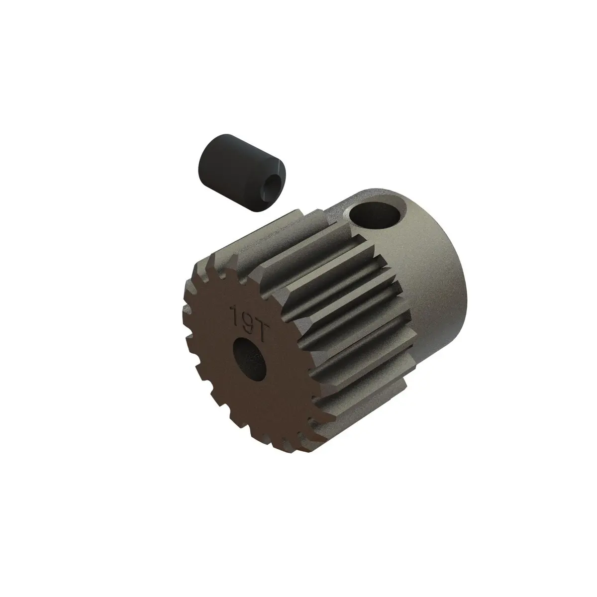 Pinion Gear 19T 0.5 Mod Cnc 2.3Mm Bore - Ara311205 1