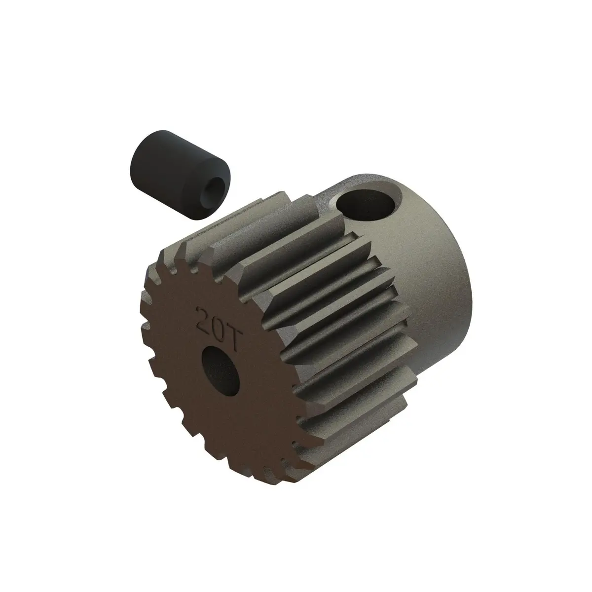 Pinion Gear 20T 0.5 Mod Cnc 2.3Mm Bore - Ara311206 1