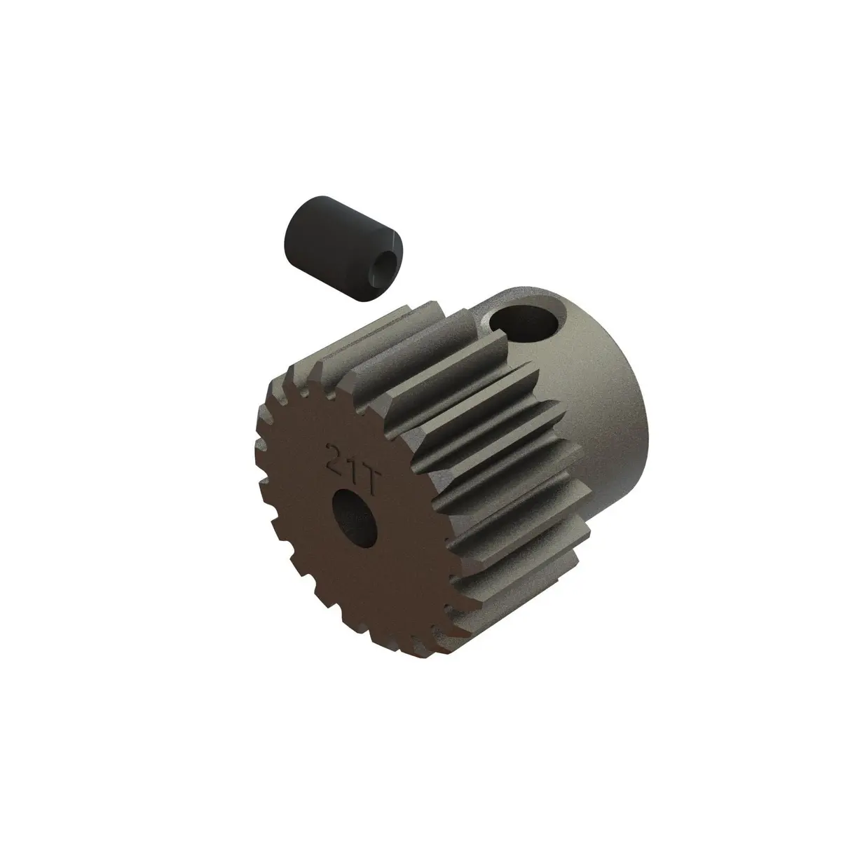 Pinion Gear 21T 0.5 Mod Cnc 2.3Mm Bore - Ara311207 1