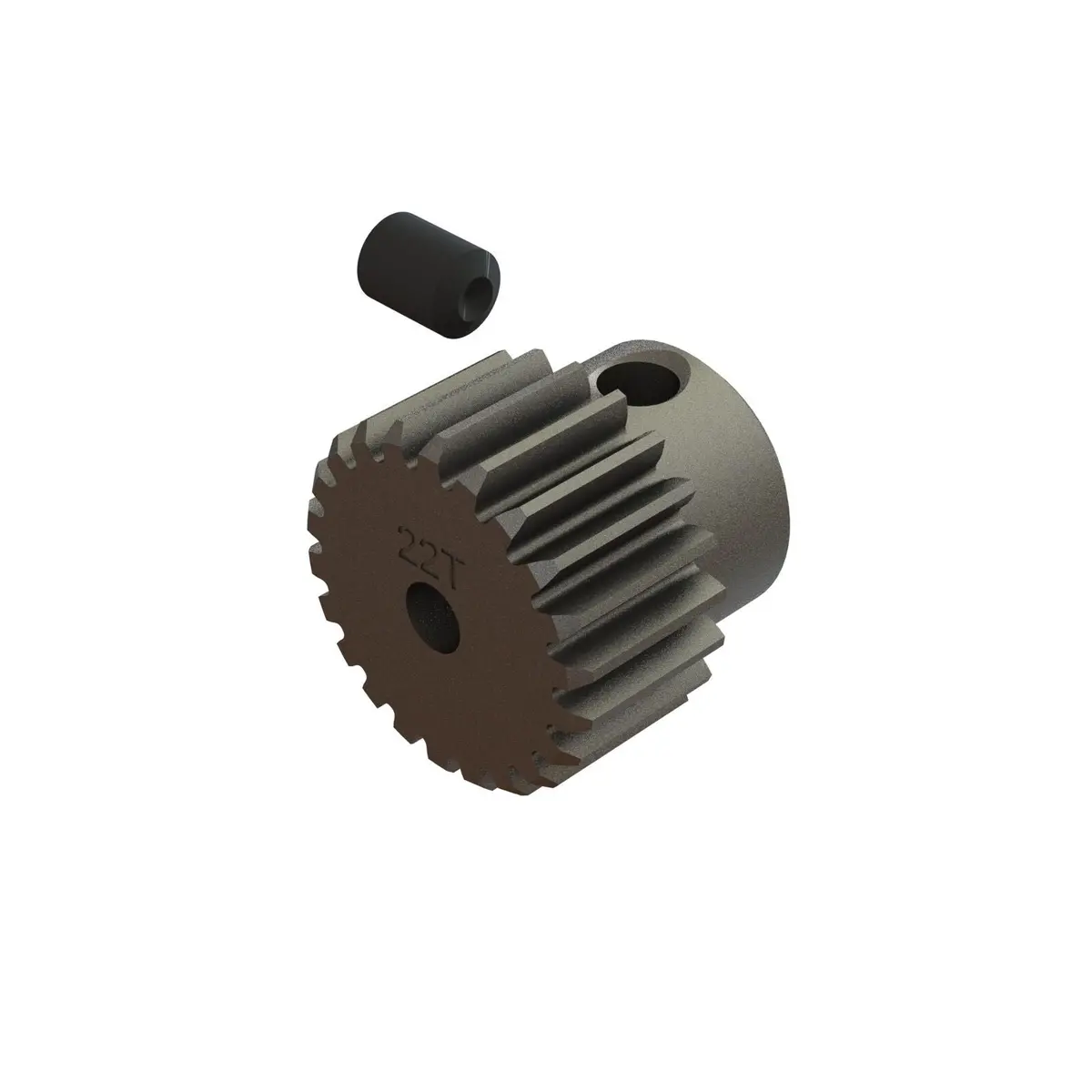 Pinion Gear 22T 0.5 Mod Cnc 2.3Mm Bore - Ara311208 1