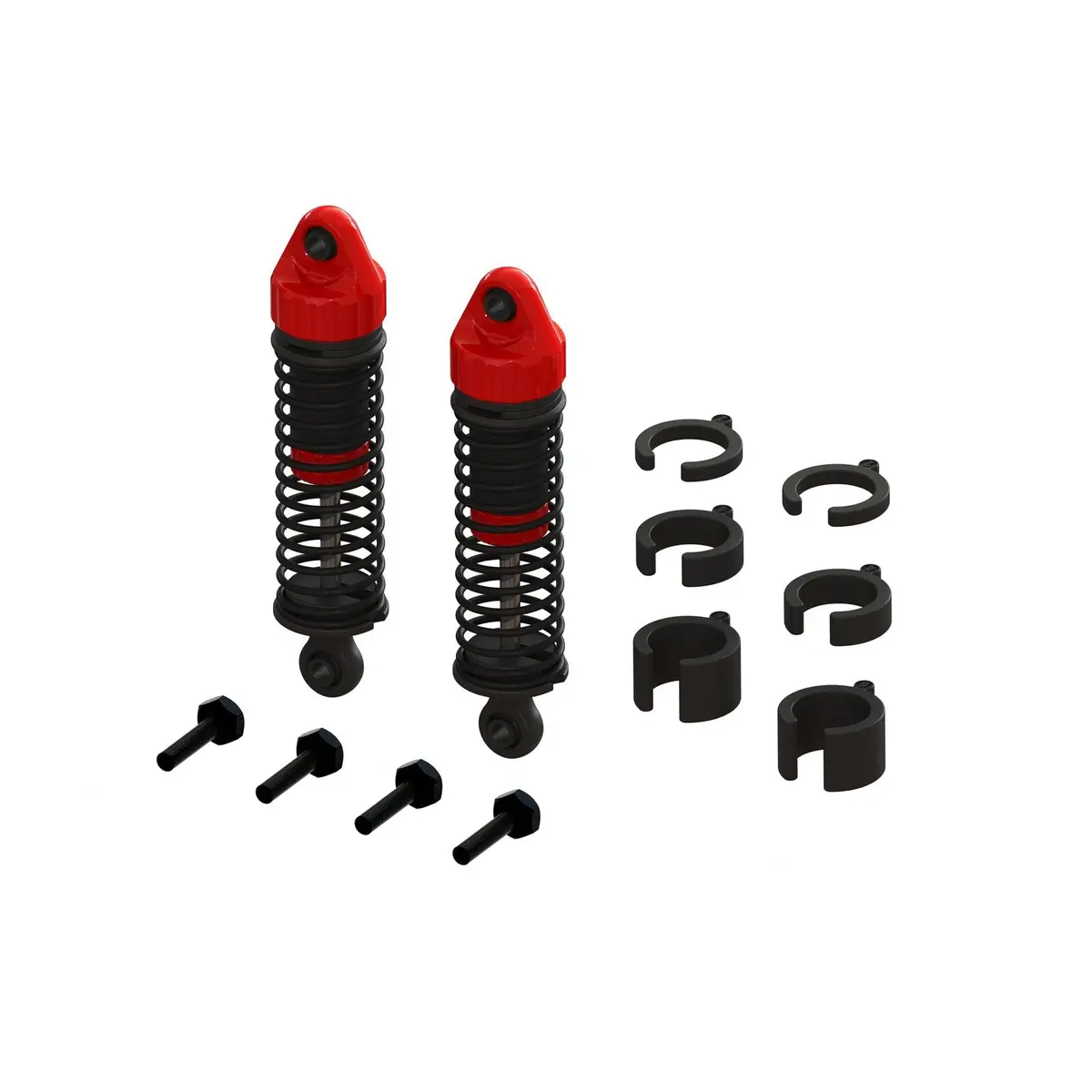 Shock Set, 58Mm Length, 300Cst Oil (2): Grom - Ara330806 1