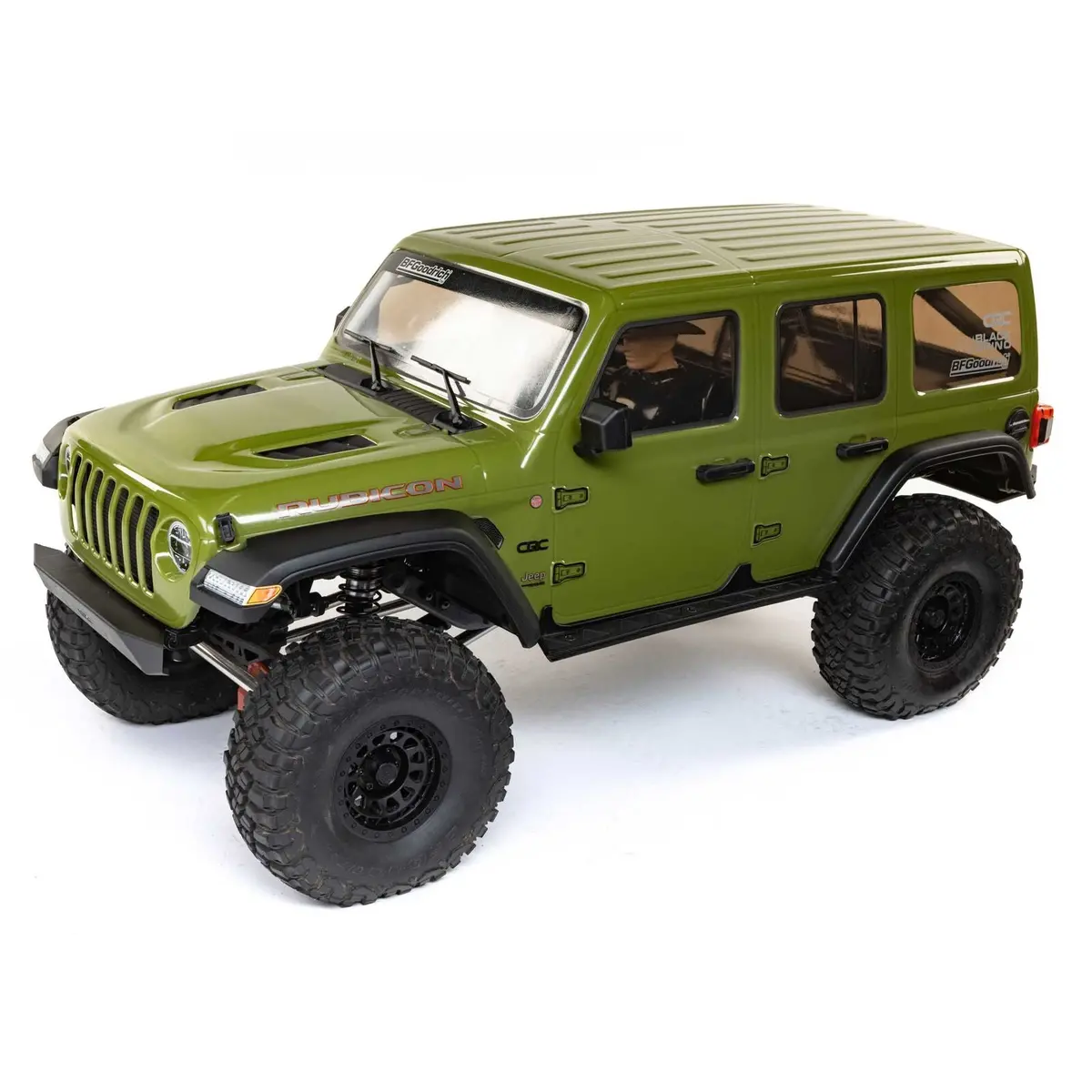 1/6 Scx6 Jeep Jlu Wrangler 4Wd Rock Crawler Rtr: Green - Xi05000t1 1