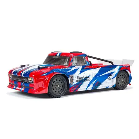 1/8 Infraction 4Wd Mega Resto-Mod Truck Rtr, Red/Blue - Ara4215v3t1 1