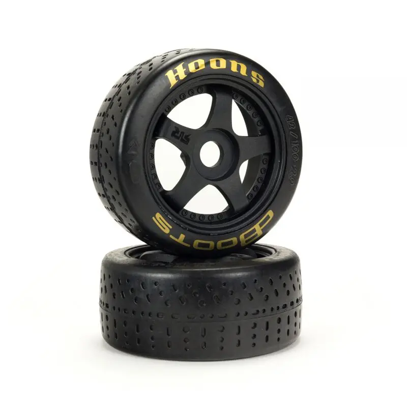 1/7 Dboots Hoons Front 100 Gold Pre-Mounted Belted Tires, 17Mm Hex (2) 1
