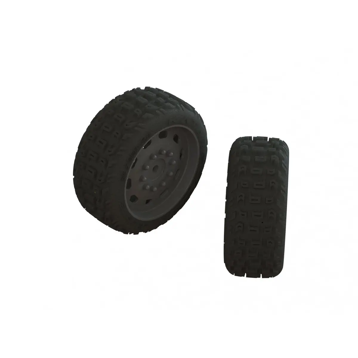 Dboots Katar 35/085 2.4 Tire Set Glued (1 Pair) - Ara550083 1