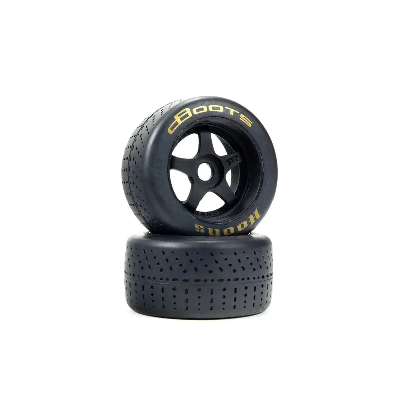 1/7 Dboots Hoons Rear 107 Gold Pre-Mounted Belted Tires, 17Mm Hex (2) 1