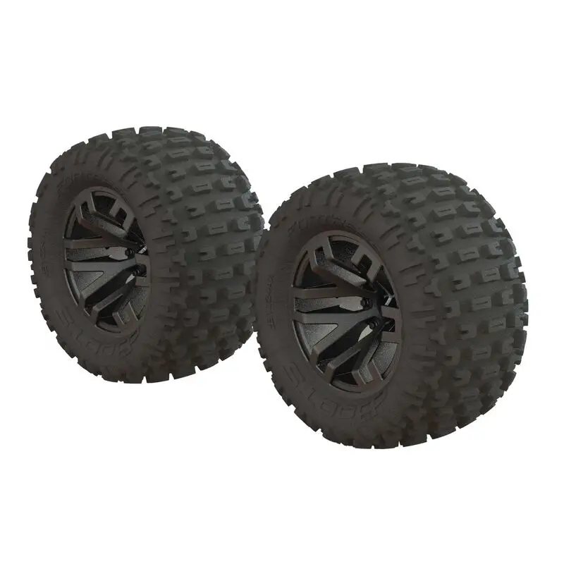 Dboots 'Fortress Mt' Tire Set Glued Gun Metal (2) 1