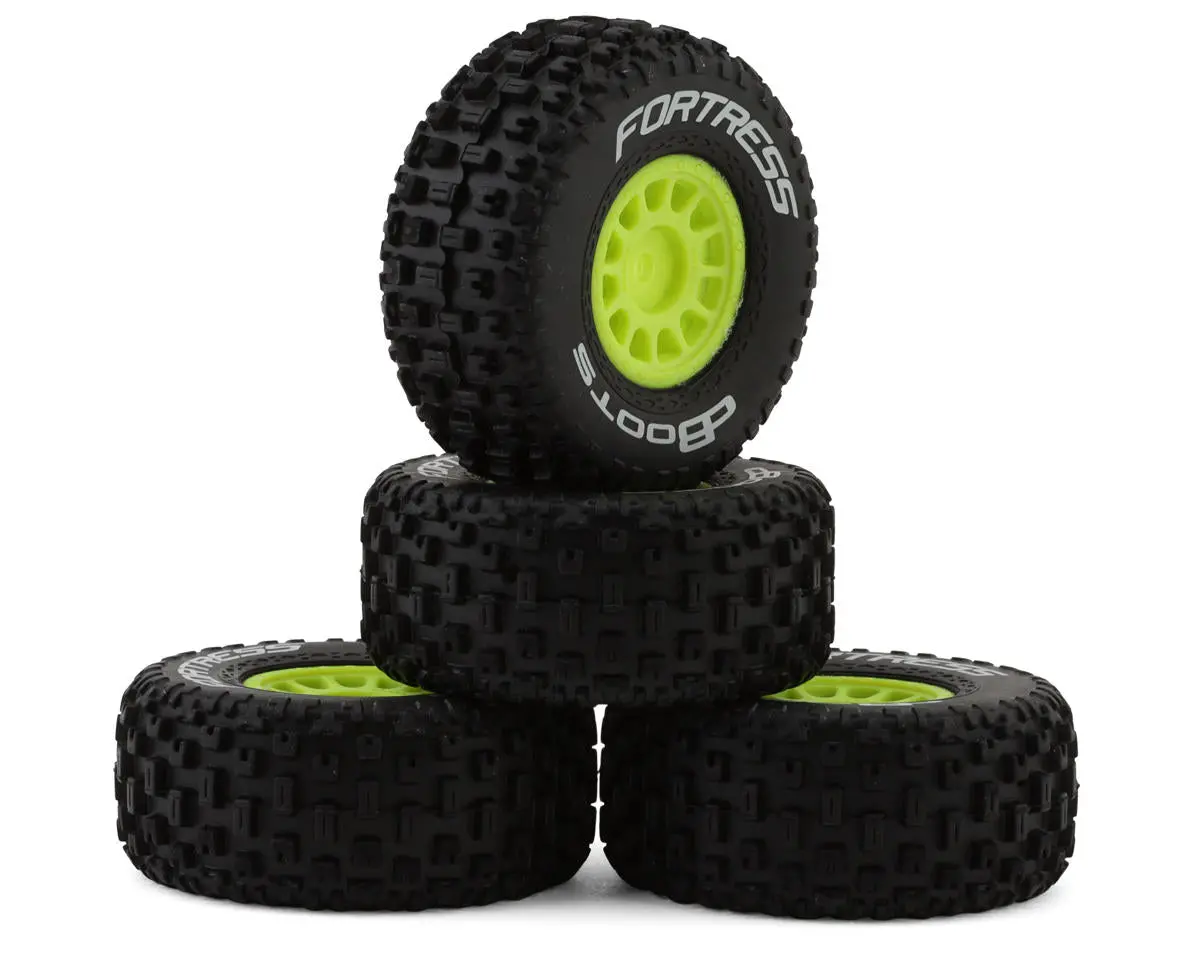 Arrma Mojave Grom Dboots 'Fortress' Pre-Mounted Tires (Yellow) (4) 2