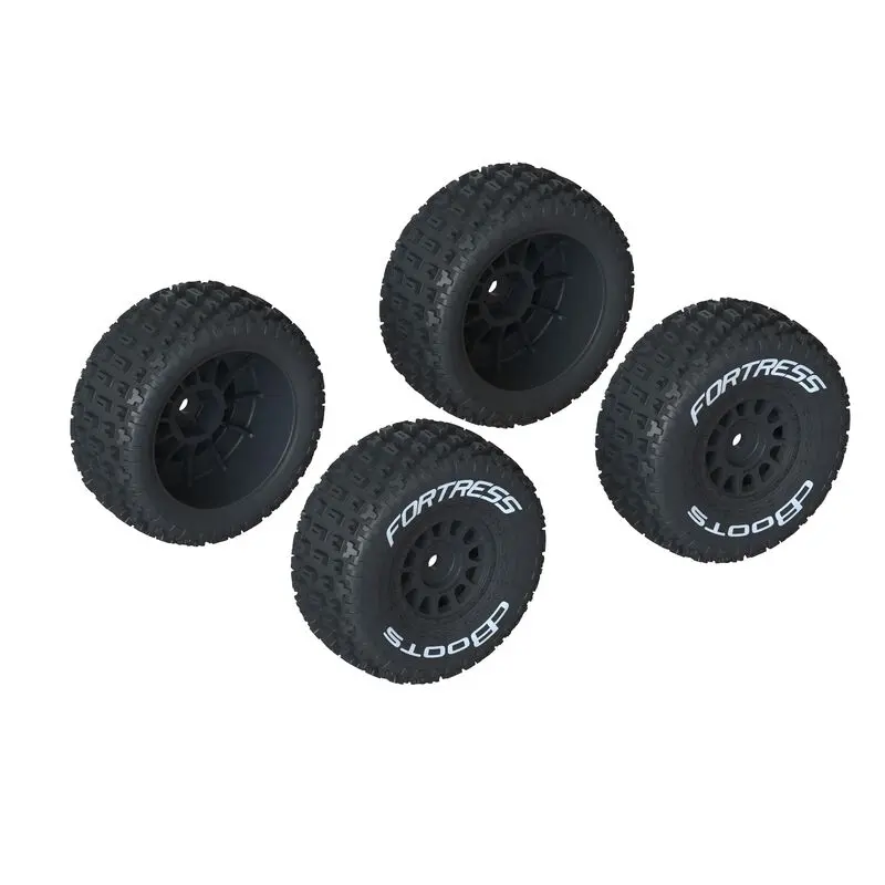 Armma Dboots 'Fortress' Tire Set Glued, Option (2 Pairs) 1