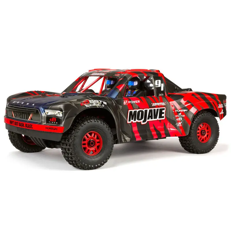 1/7 Mojave 6S V2 4Wd Blx Desert Truck With Spektrum Firma Rtr Red/Black - Ara7604v2t2 1