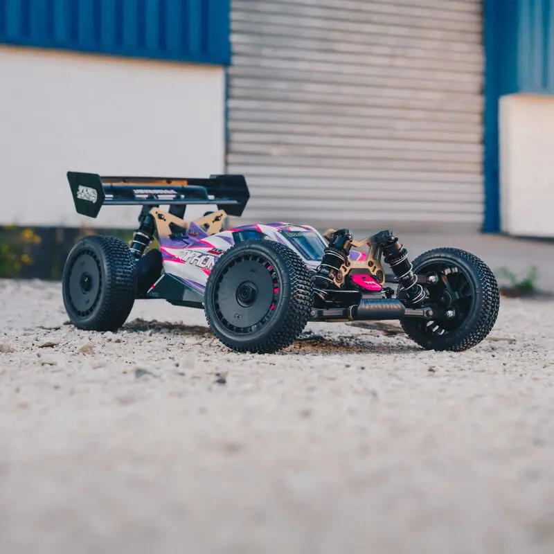 1/8 Tlr Tuned Typhon 4X4 Roller Buggy - Pink/Purple - Ara8306 2