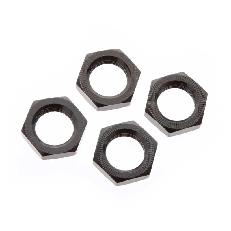 Wheel Nut Aluminum 17Mm Black (4) 1