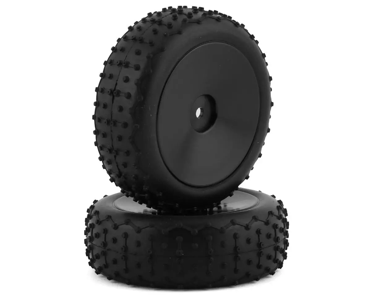 Associated Reflex 14B/14T Narrow Mini Pin Tires, Front Mounted, Black (2) 1