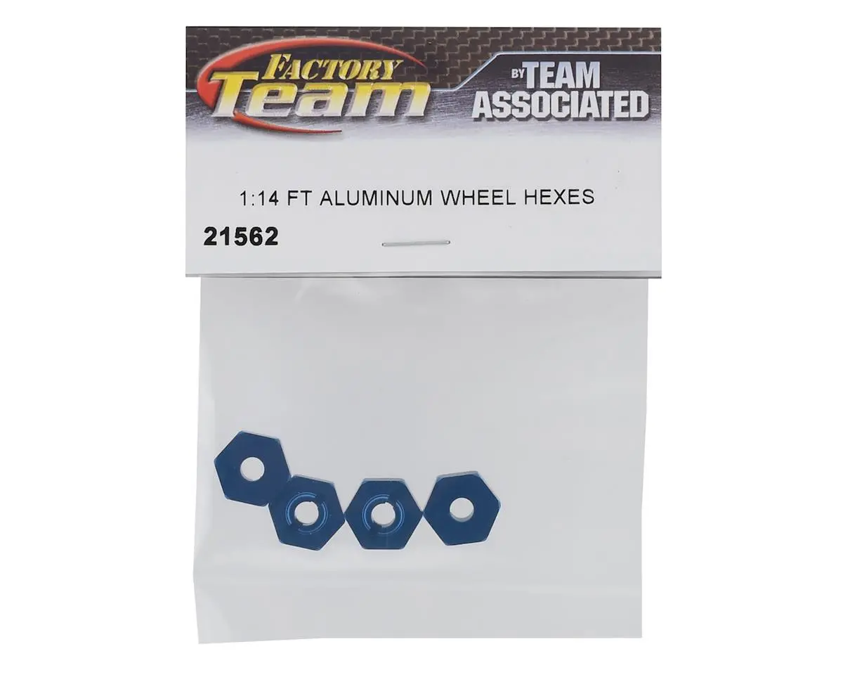 Associated Ft Reflex 14B/14T Aluminum Wheel Hexes (Blue) (4) 1