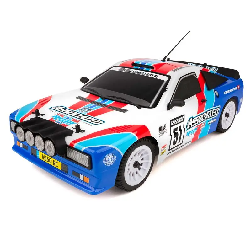 1/10 Apex2 Sport, A550 Rally Car Rtr, Lipo Combo - Asc30126c 1