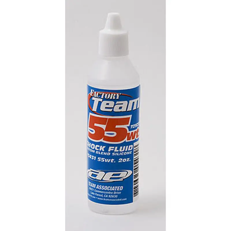 Factory Team Silicone Shock Fluid, 55Wt (725 Cst) 2 Oz - Asc5431 1
