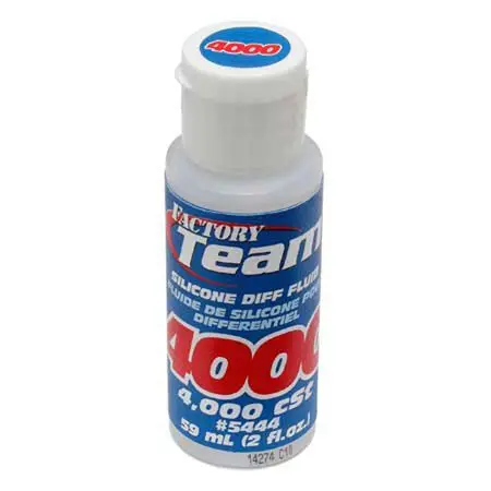 Factory Team Silicone Diff Fluid, 4000 Cst 2Oz 1