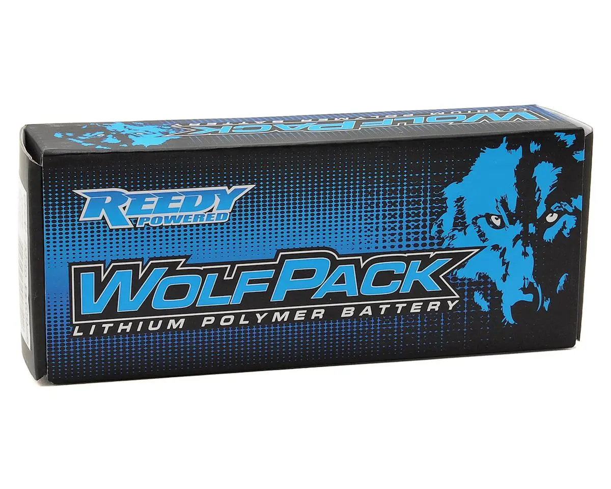 Reedy Wolfpack 2S Hard Case Shorty 30C Lipo Battery (7.4V/3000Mah) W/T-Style Connector 1