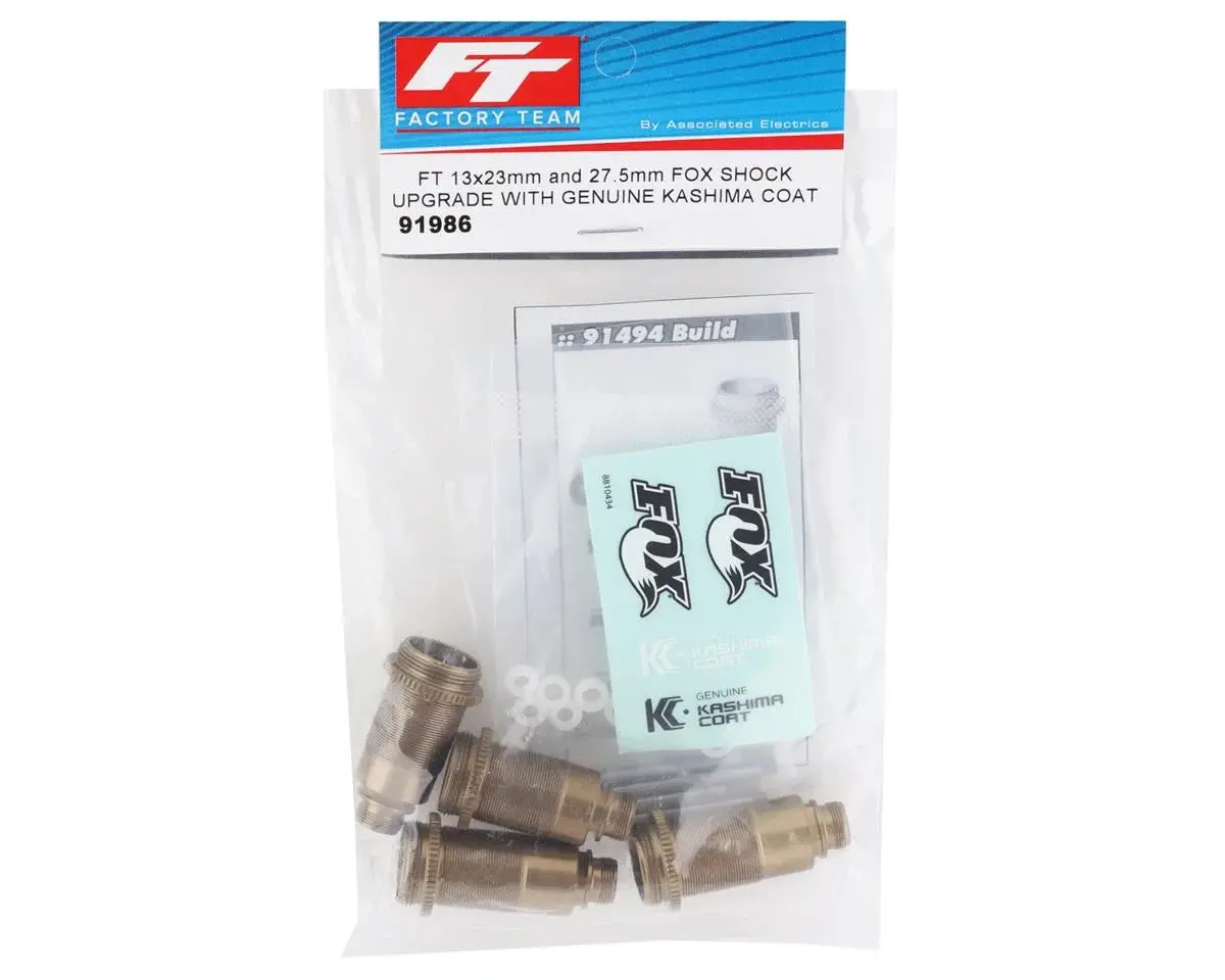Team Associated Factory Team Fox Kashima Coated Shock Body Kit (13X23mm & 27.5Mm) 2