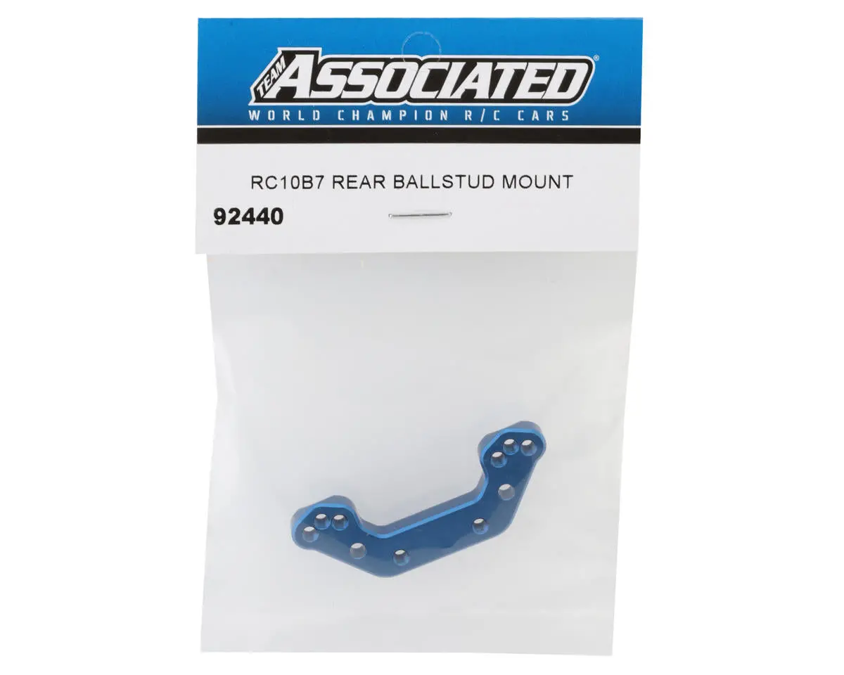 Team Associated Rc10b7 Aluminum Rear Ballstud Mount 1