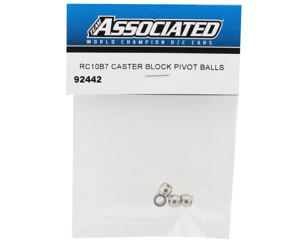 Team Associated Rc10b7 Caster Block Pivot Balls (4) 1
