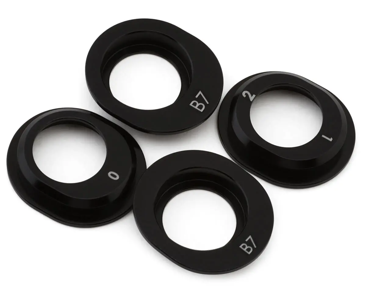 Team Associated Rc10b7 Factory Team Aluminum Differential Height Inserts (4) 1