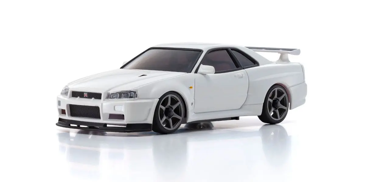 Kyosho Asc Ma-020 Nissan Skyline Gt-R V.Spec Ii Nur (R34) White 1
