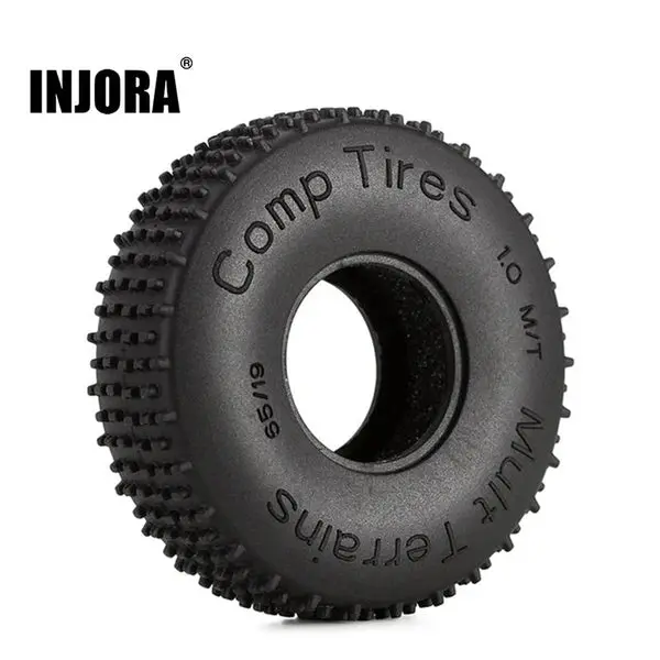 Injora 1.0" 65*19Mm Comp Pin Tires (T2440) (4) 1
