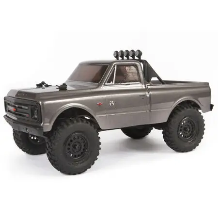 1/24 Scx24 1967 Chevrolet C10 4Wd Truck Brushed Rtr, Silver - Axi00001t2 1