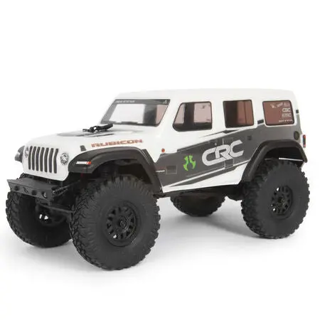 1/24 Scx24 2019 Jeep Wrangler Jlu Crc 4Wd Rock Crawler Brushed Rtr, White - Axi00002v2t1 1