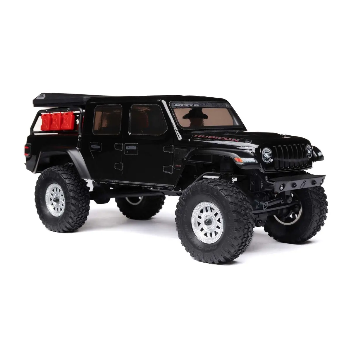 Axial 1/24 Scx24 Jeep Jt Gladiator 4Wd Rock Crawler Brushed Rtr, Black 1