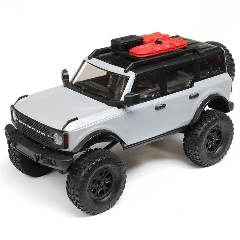 1/24 Scx24 2021 Ford Bronco 4Wd Truck Brushed Rtr, Grey - Axi00006t2 1