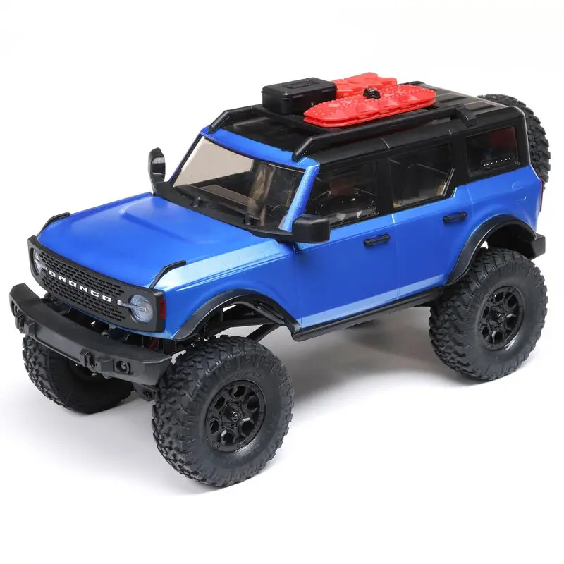 1/24 Scx24 2021 Ford Bronco 4Wd Truck Brushed Rtr, Blue - Axi00006t3 1
